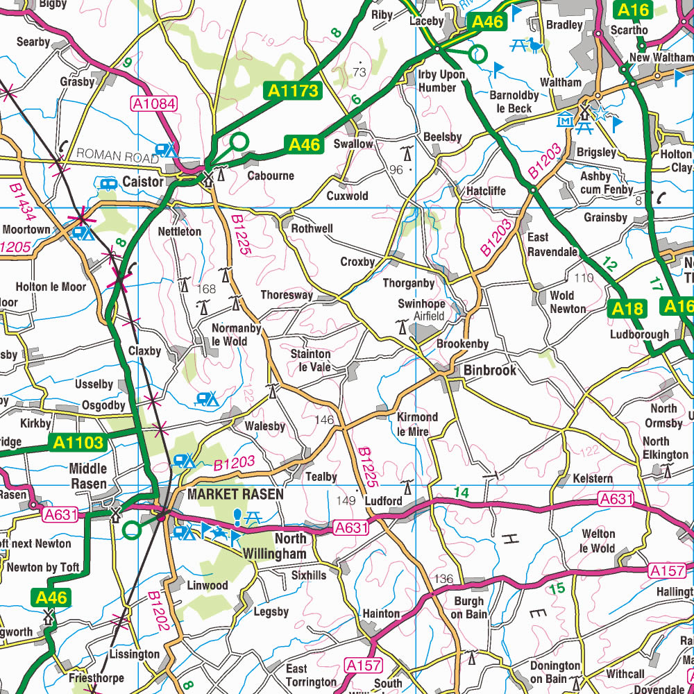 A59 Map Yorkshire